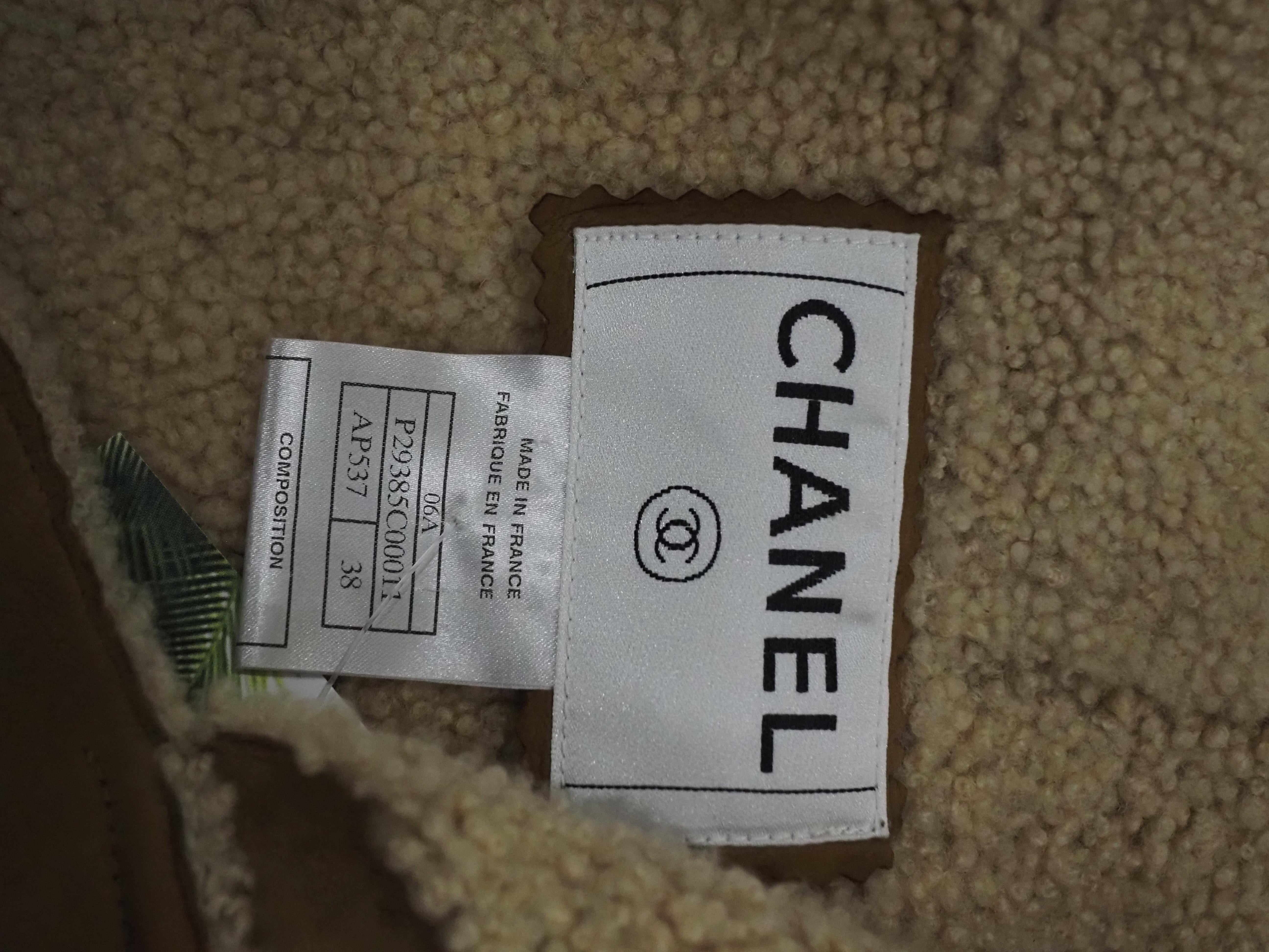 Chanel sheepskin jacket 14
