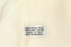 Chanel Sheer Large Ivory CC All Over Silk Stole Scarf Wrap 1018c11