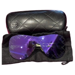 Chanel Shield Runway Sunglasses 71158 with Dust Bag and Case