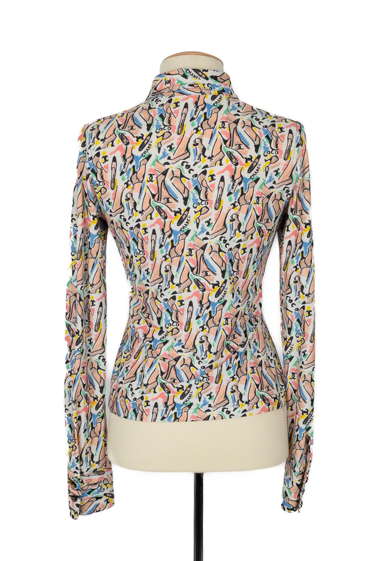Chemise Chanel 1995 Excellent état - En vente à SAINT-OUEN-SUR-SEINE, FR