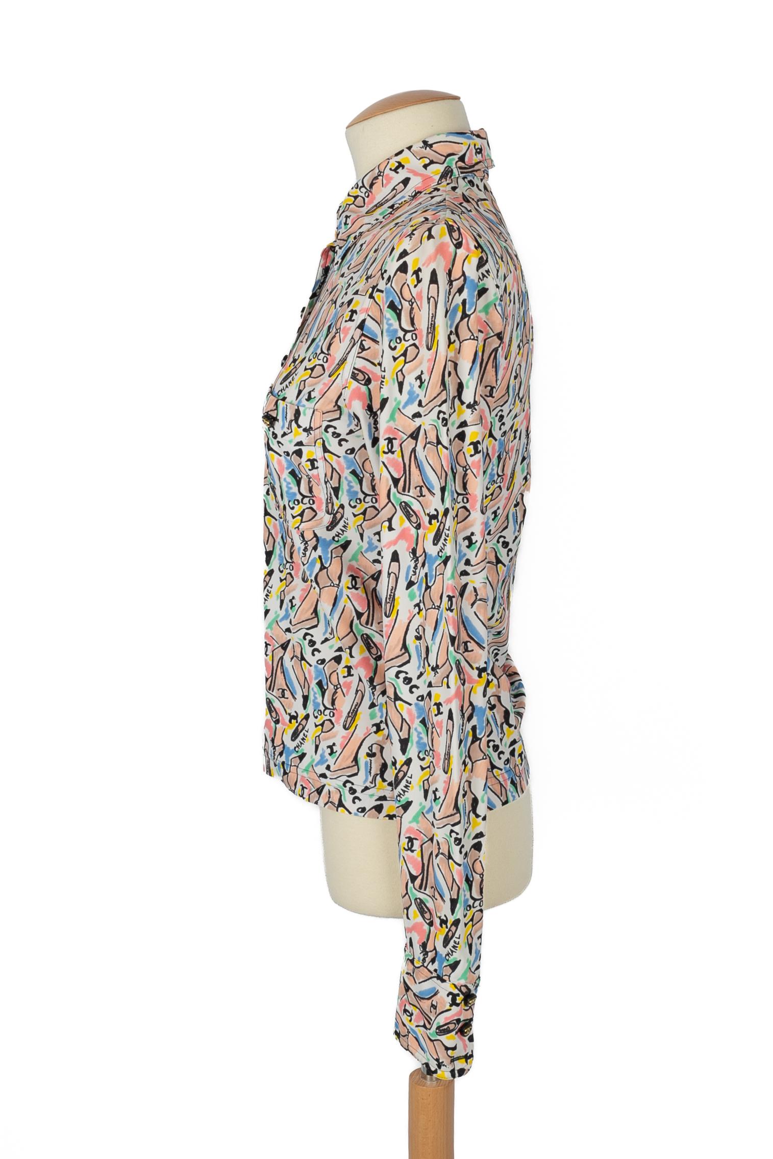 Chemise Chanel 1995 Pour femmes en vente