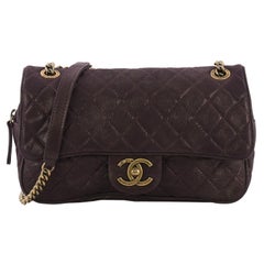 Chanel Shiva Flap Bag Quilted Iridescent Calfskin Small
