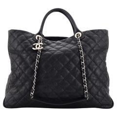 Chanel Shiva Tote Quilted Caviar Large