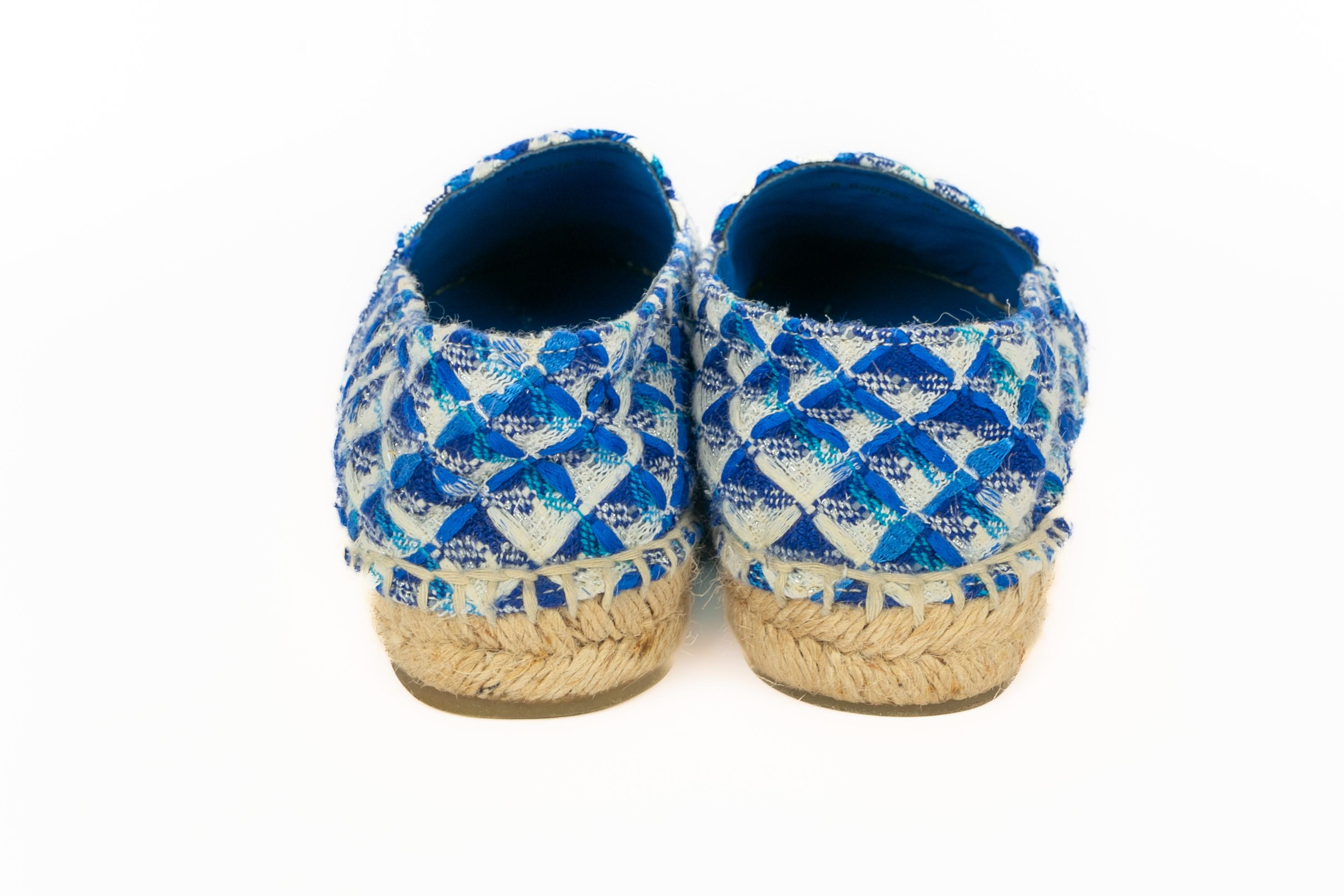 Chanel shoes espadrille-like In Good Condition For Sale In SAINT-OUEN-SUR-SEINE, FR