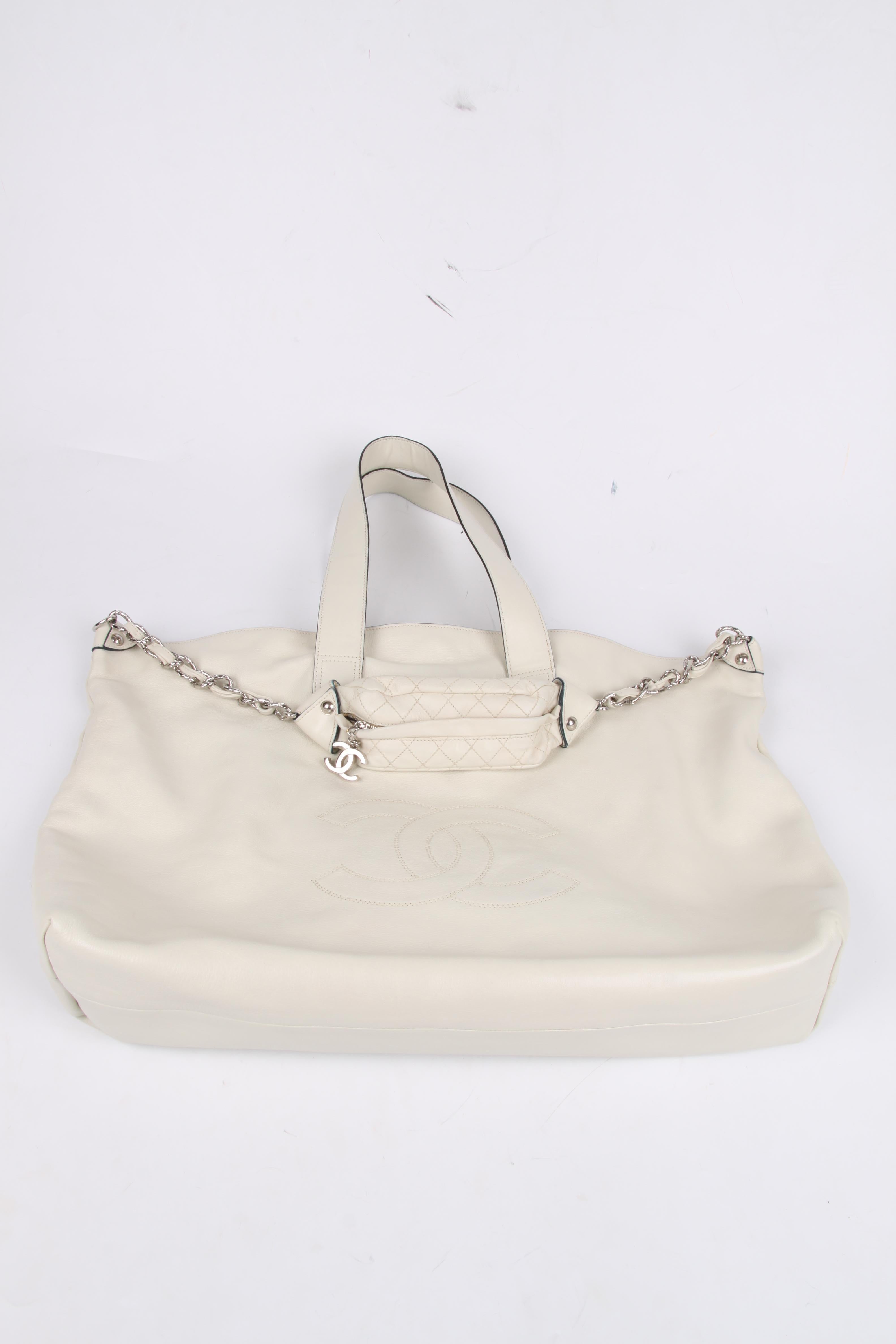 Chanel Shopper Bag - off-white For Sale 1