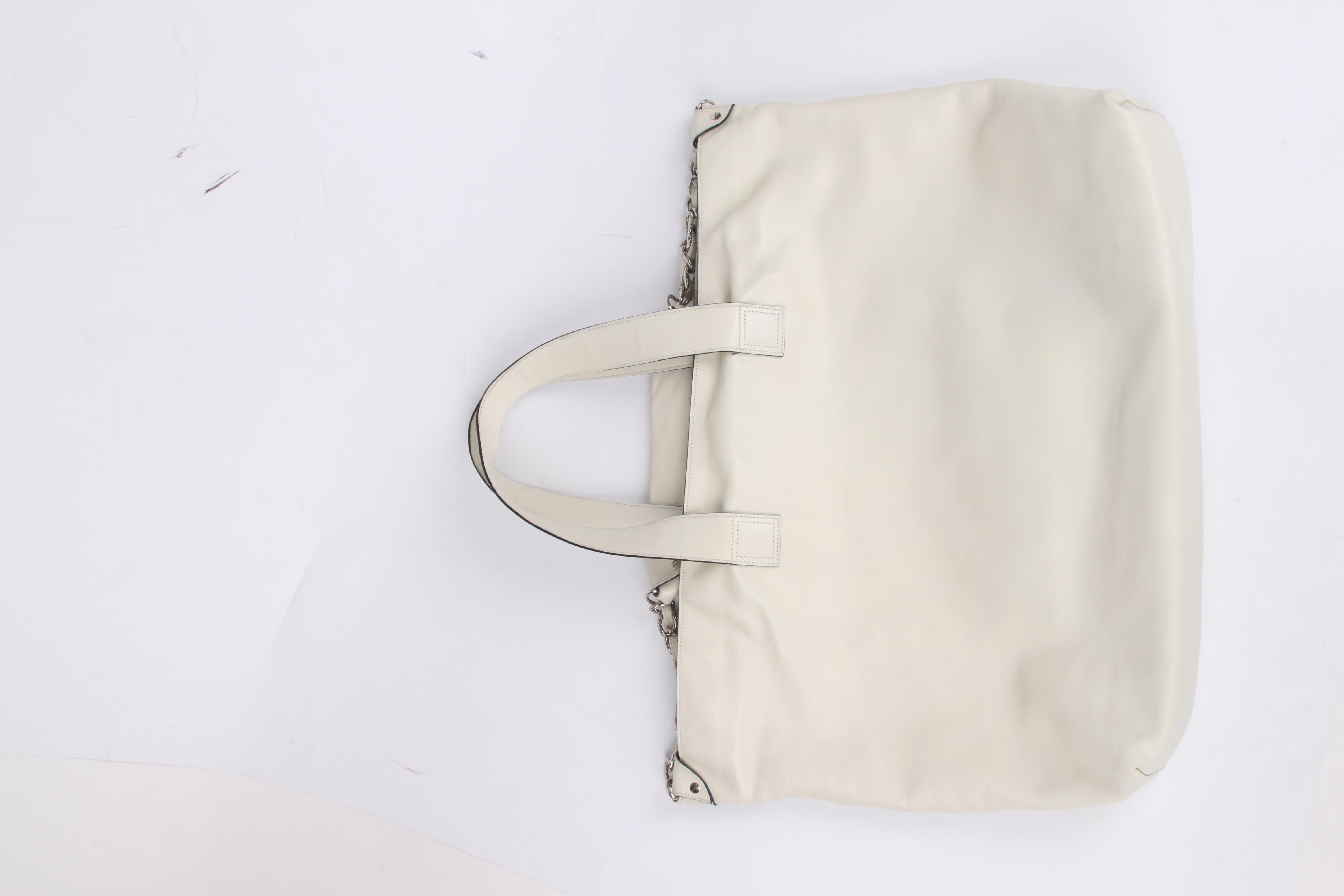 Chanel Shopper Bag - off-white For Sale 4