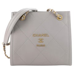 Chanel Shopper Bag Gestepptes Riesen-Kalfsleder Mini