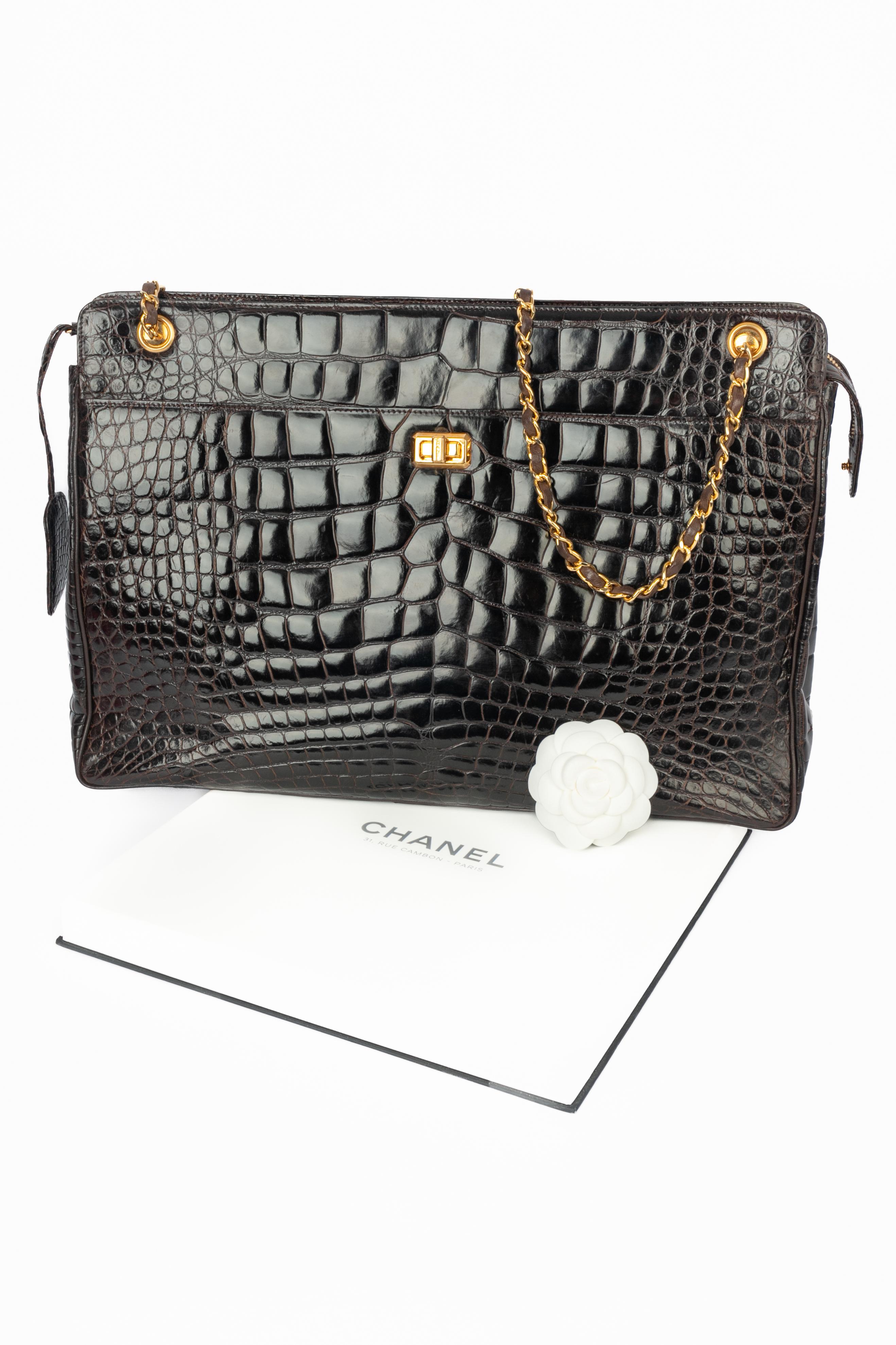 Chanel 'shopping' back (Schwarz) im Angebot