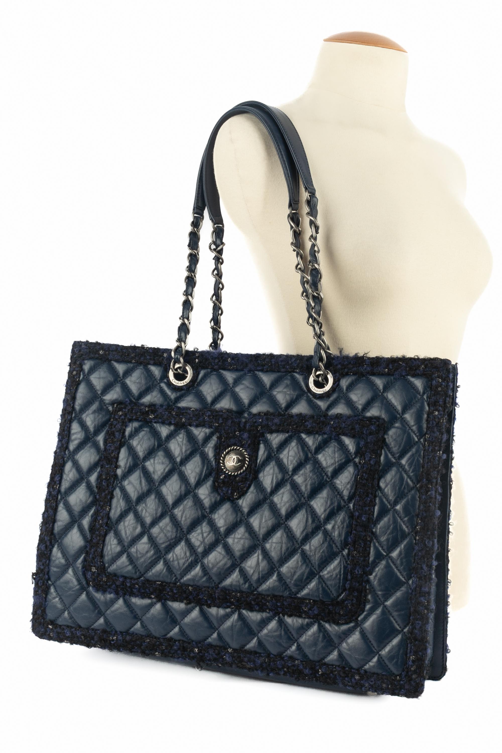 Chanel shopping bag 2014 Excellent état - En vente à SAINT-OUEN-SUR-SEINE, FR