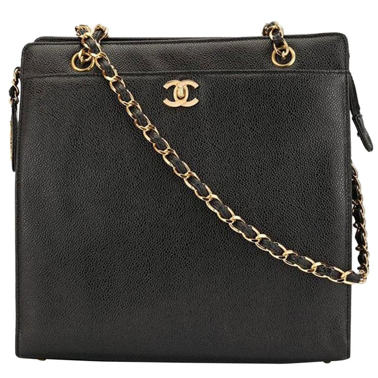 Chanel 90s Brown Suede Front Logo Chain Shoulder Bag - shop 