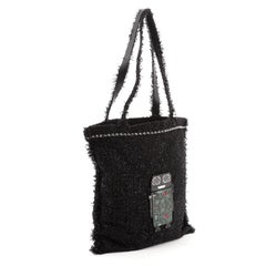 Chanel Shopping Tote Embellished Tweed Large