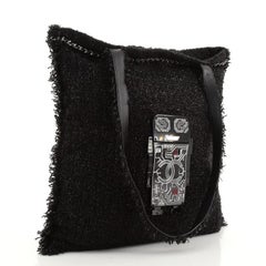 Chanel Shopping Tote Embellished Tweed Large
