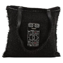 Chanel Shopping Tote Embellished Tweed Large
