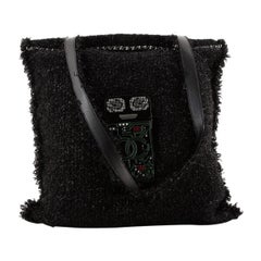 Chanel Shopping Tote Embellished Tweed Large