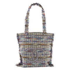 Chanel Shopping Tote Embellished Tweed Large