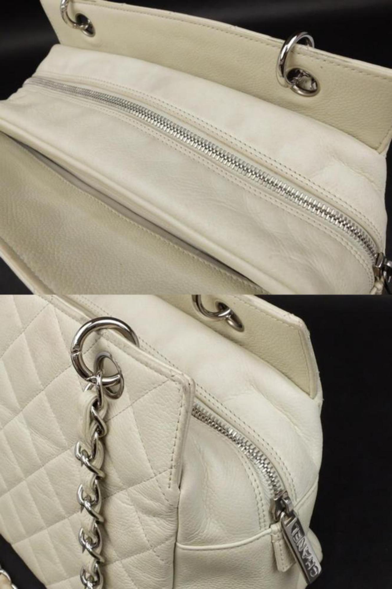 chanel bag off white