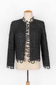 Chanel Short Black Lace Jacket, 2000