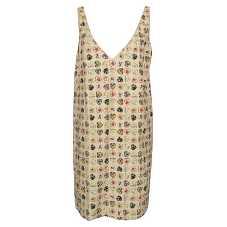 Chanel Short Dress Printed with Hearts, 2006 For Sale
