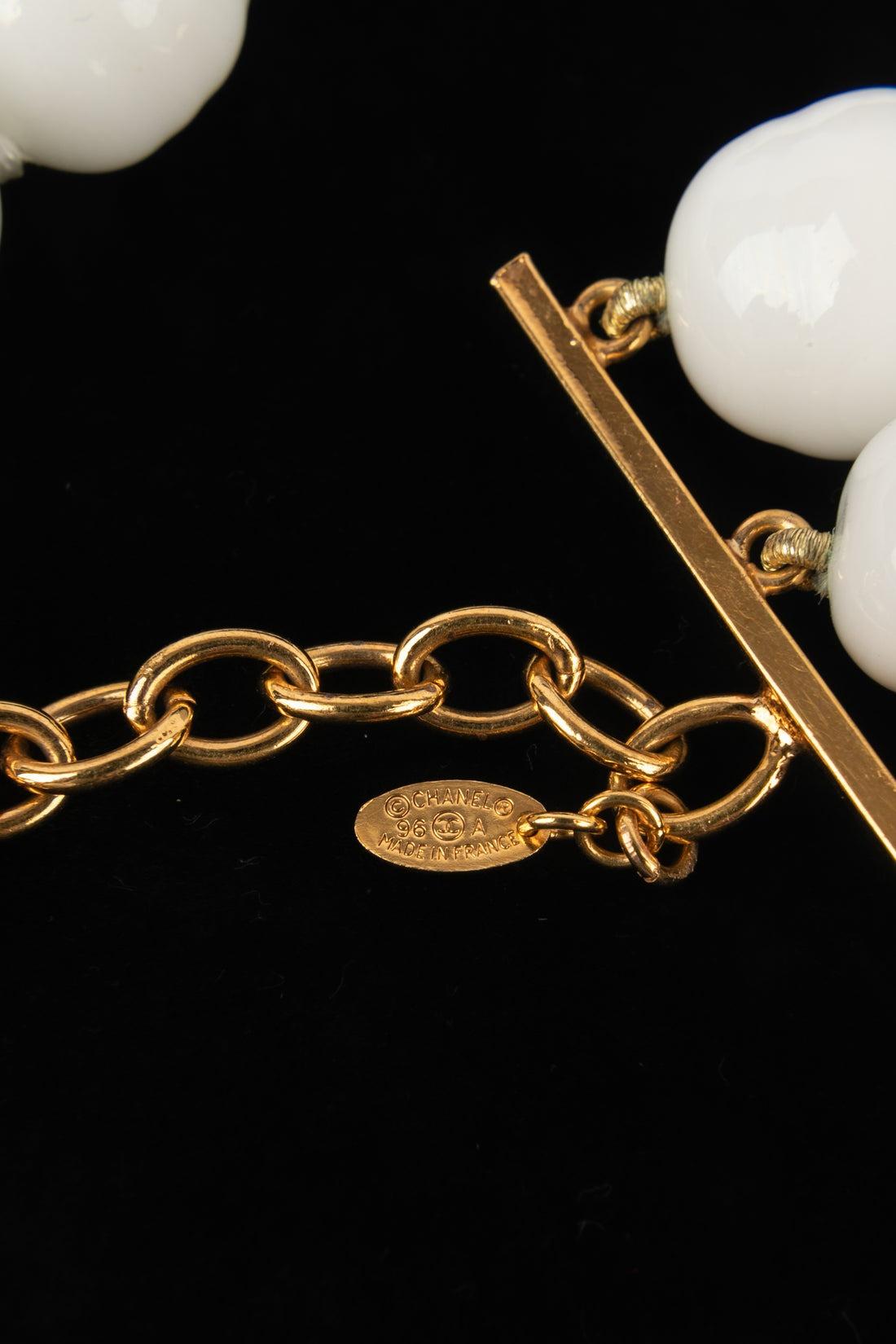 Collana corta di perle a quattro file di Chanel, 1996 in vendita 5