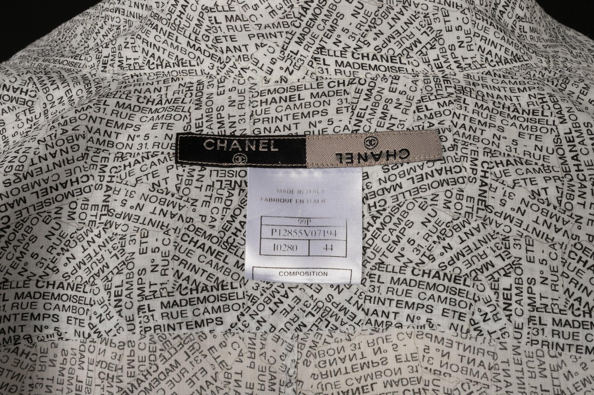 Chanel Short-Sleeve Shirt, 1999 For Sale 2