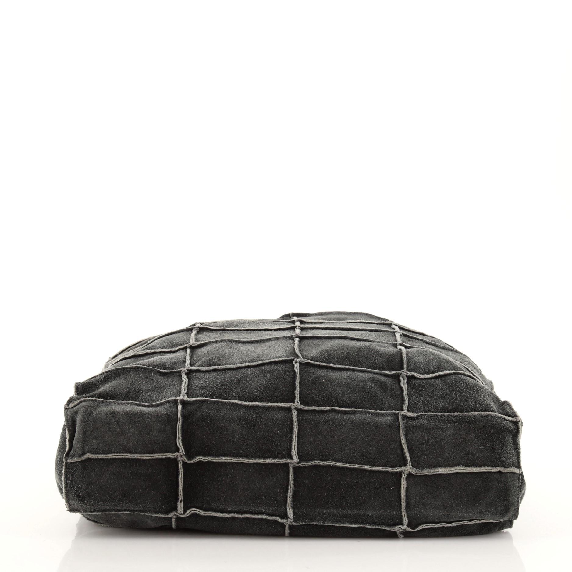 Chanel Umhängetasche aus Wildleder mit Patchwork Medium für Damen oder Herren