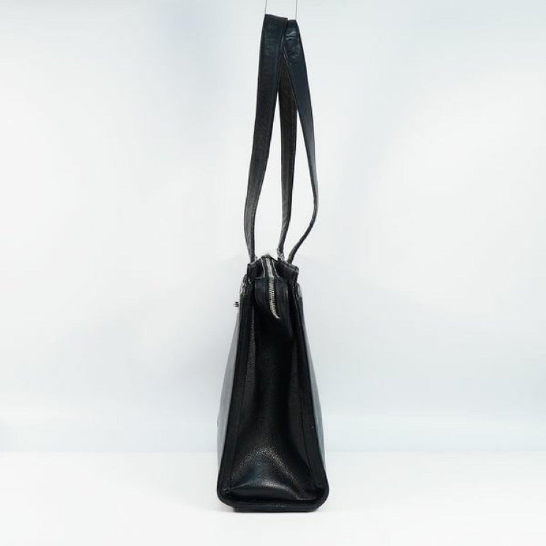 CHANEL shoulder bag Womens tote bag black x silver hardware For Sale at ...