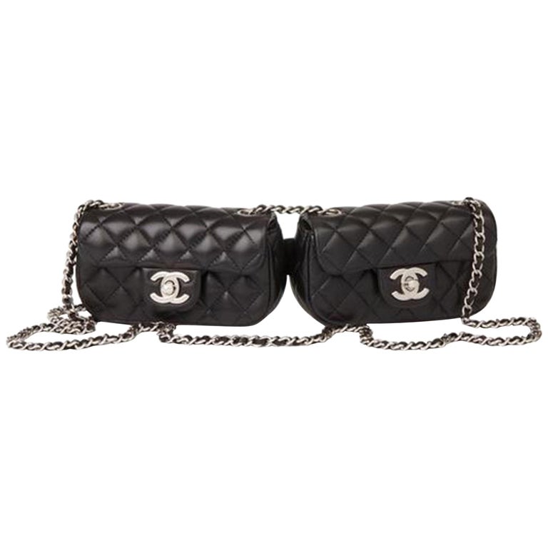 Chanel Side Pack Classic Flap 2.55 Reissue Rare Limited Edition Double Twin  Bag
