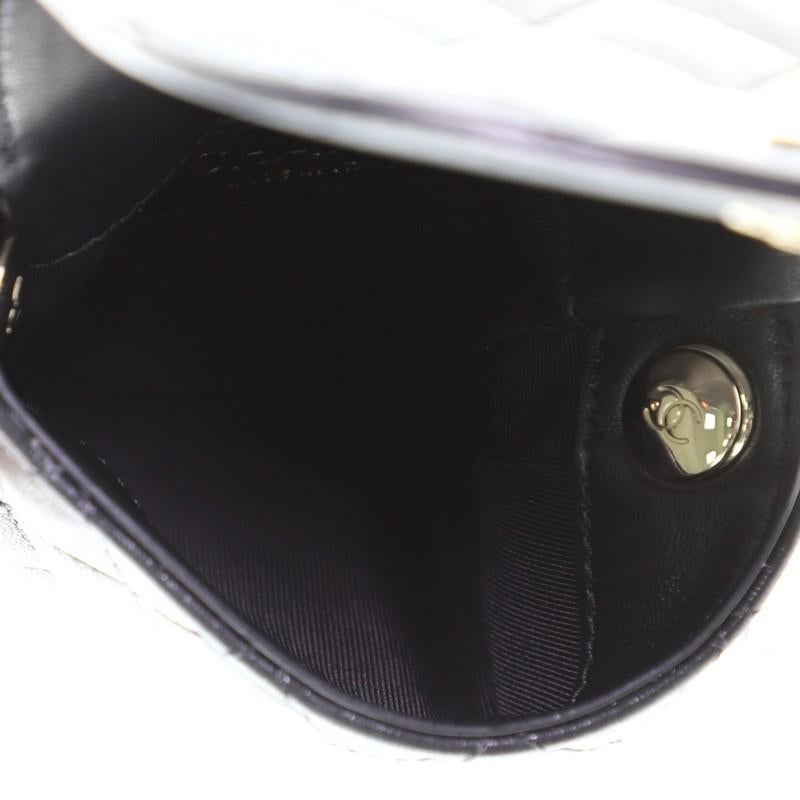 Chanel Side Packs Flap Bag Quilted Lambskin Small 3