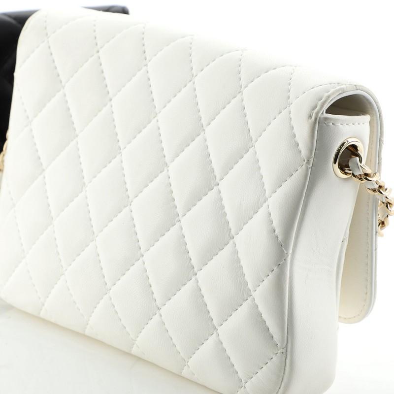 Chanel Side Packs Flap Bag Quilted Lambskin Small 5