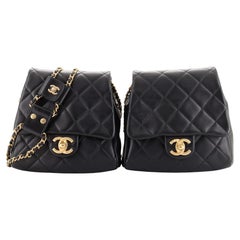 Chanel Coco Shine Flap Bag Quilted Patent Small For Sale at 1stDibs