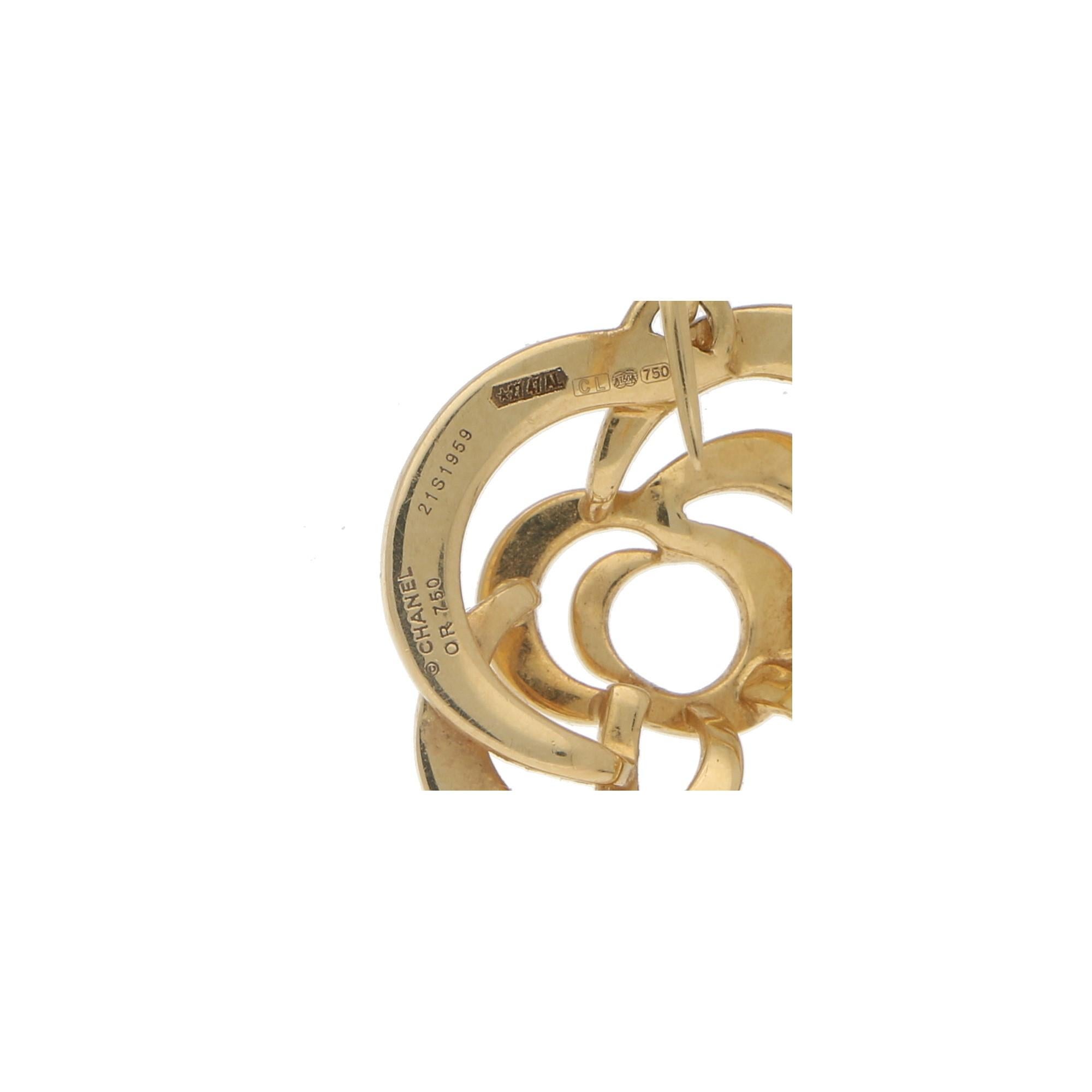 camellia earrings chanel