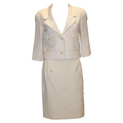 Chanel Silk and Cotton Skirt Suit