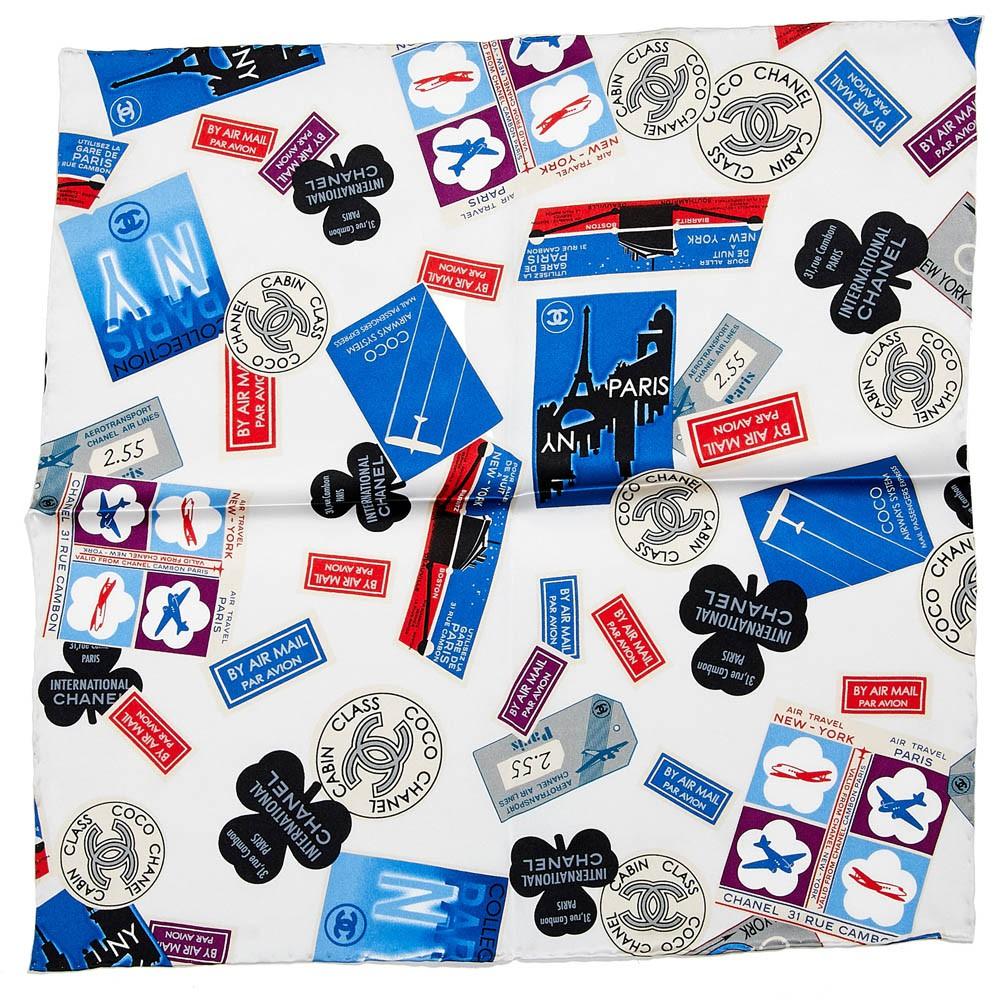 chanel airlines scarf