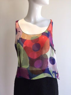 2000s CHANEL Black Jacket With Silk Blouse and Skirt set