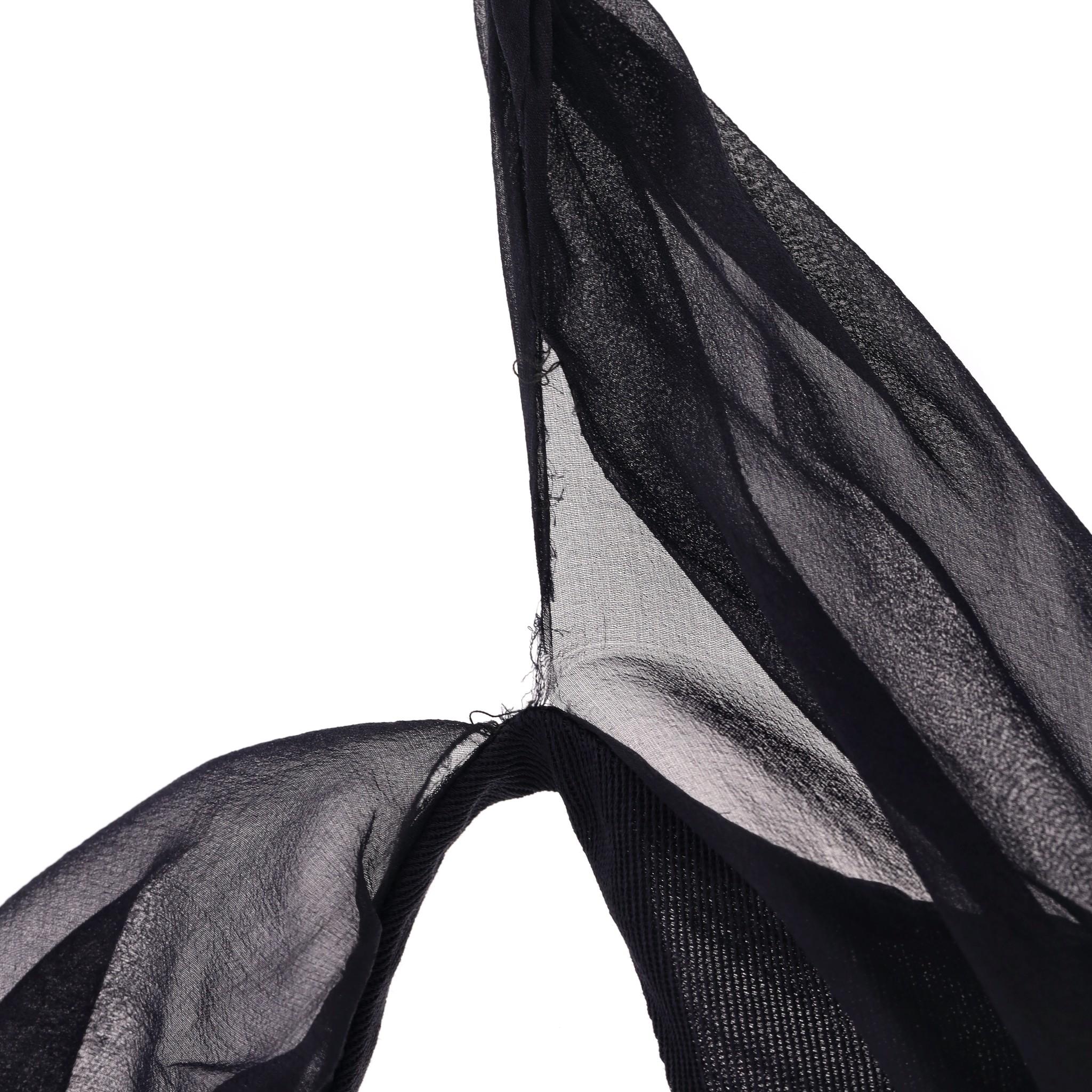 Chanel Silk Chiffon Draped Evening Gown For Sale 3