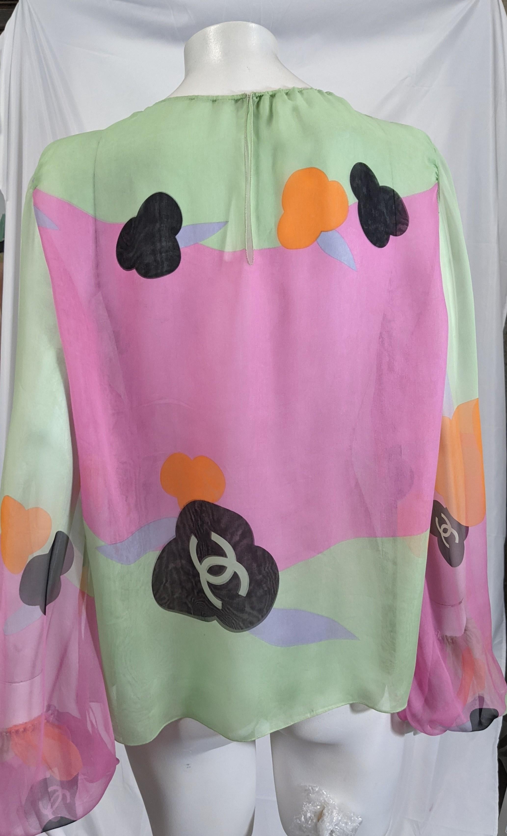chanel silk blouse