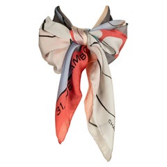 Chanel Silk Chiffon Scarf