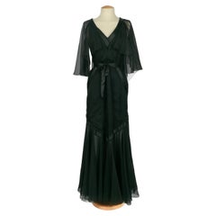 Chanel silk dress 1990s