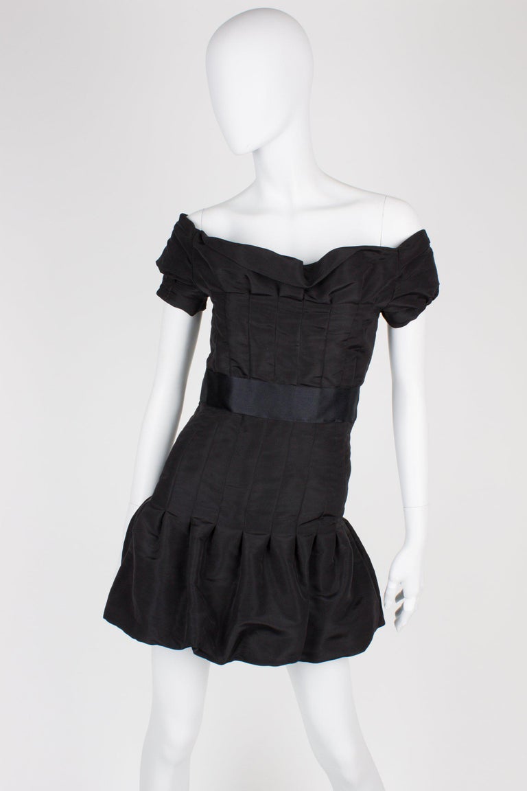 Chanel Silk Dress - black 2005 For Sale at 1stDibs