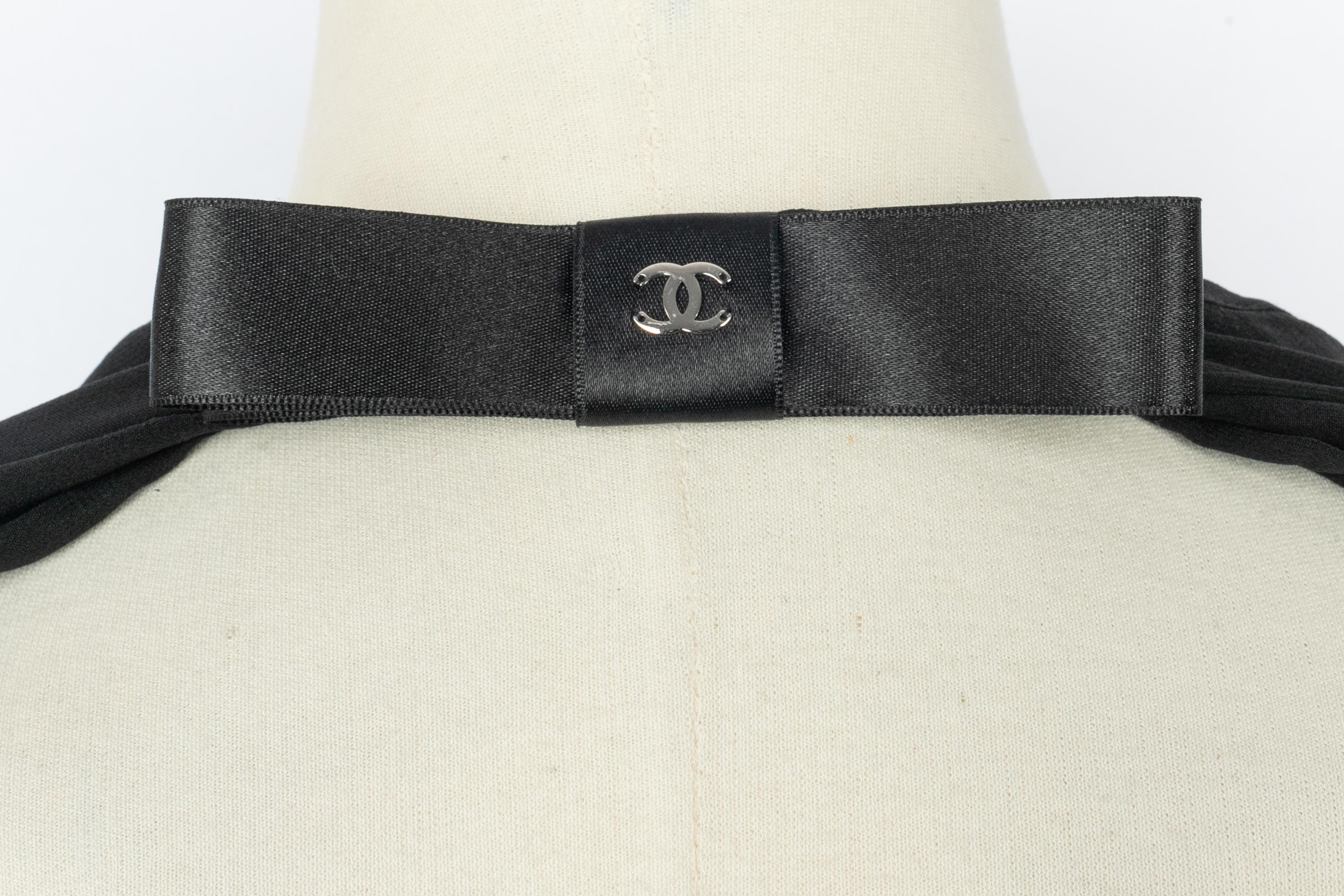 Chanel silk foulard en venta 5