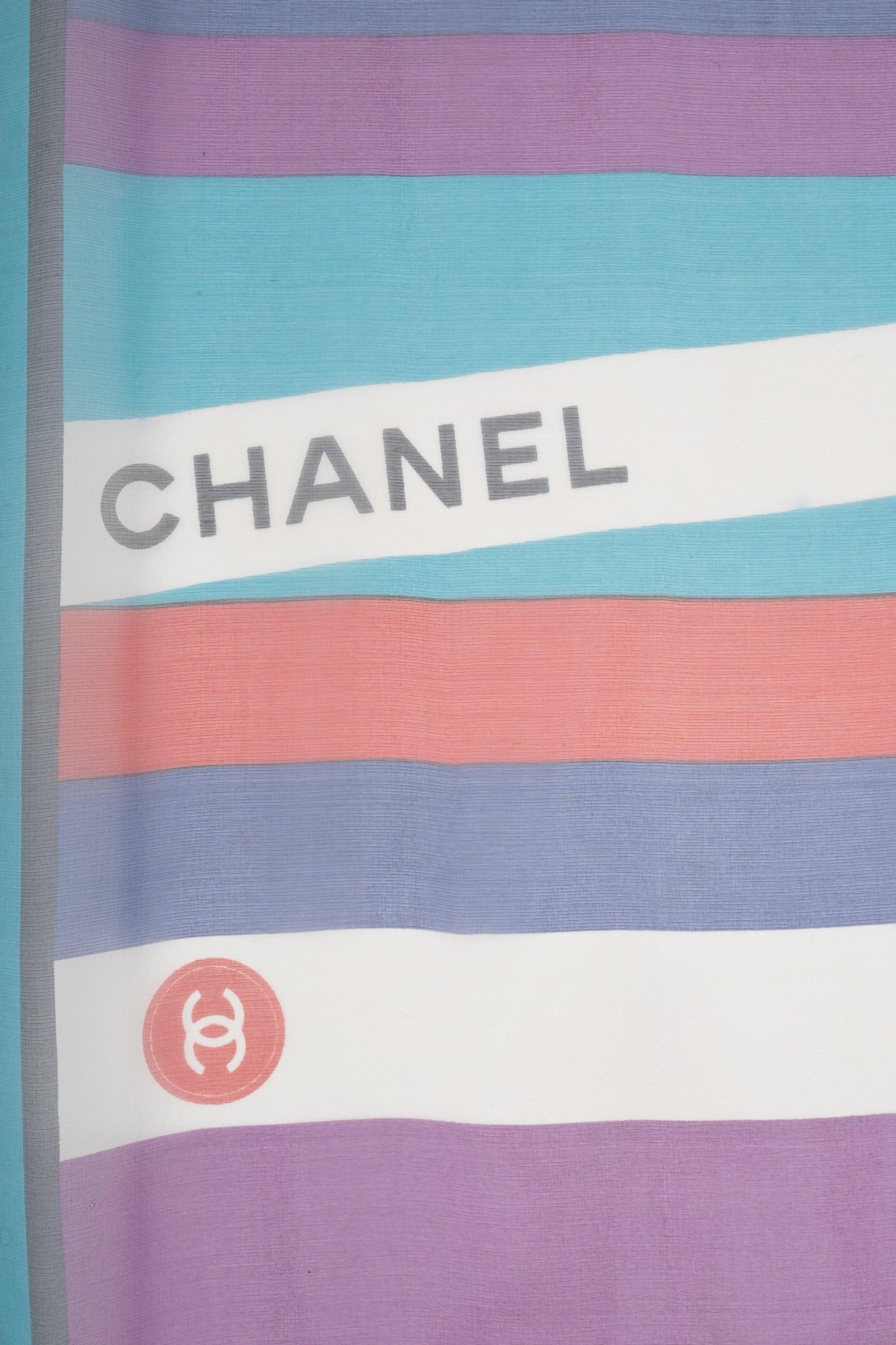 Women's Chanel Silk Foulard For Sale