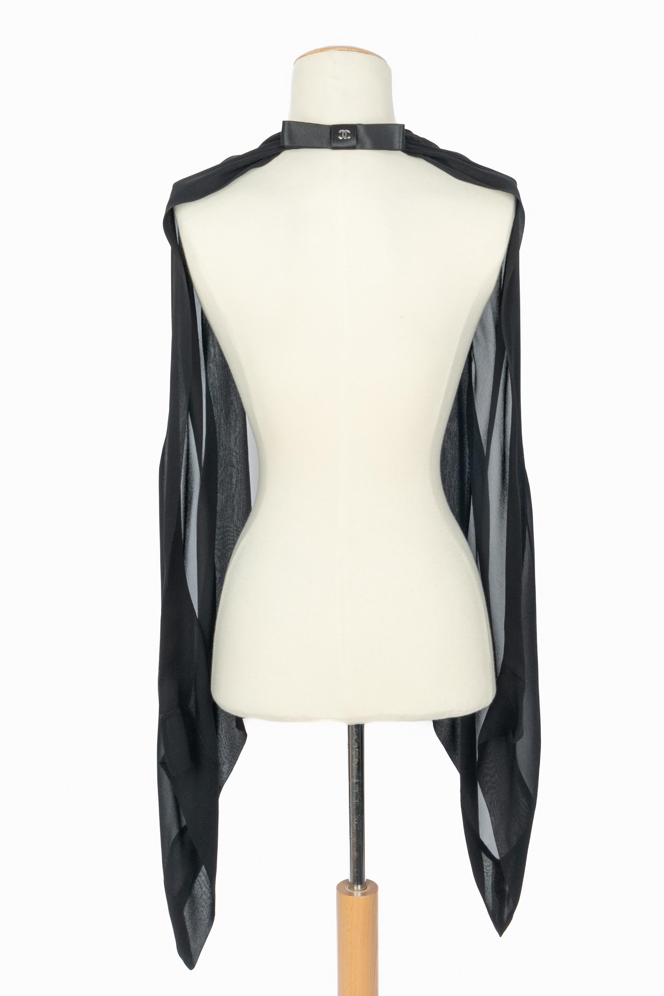 Chanel silk foulard en venta 4