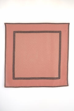 Chanel Silk Foulard in Red, Beige and Blue Tones