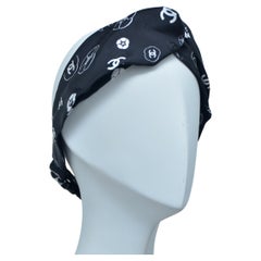 Chanel Silk  Hair  Headband   NEW With Tags