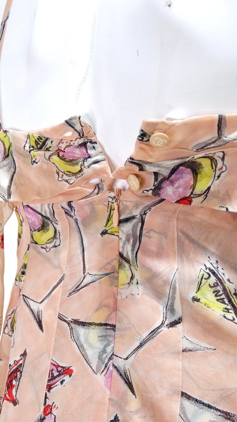 Chanel Silk Ice Cream Sundae Dress Chanel Silk Ice Cream Sundae Dress