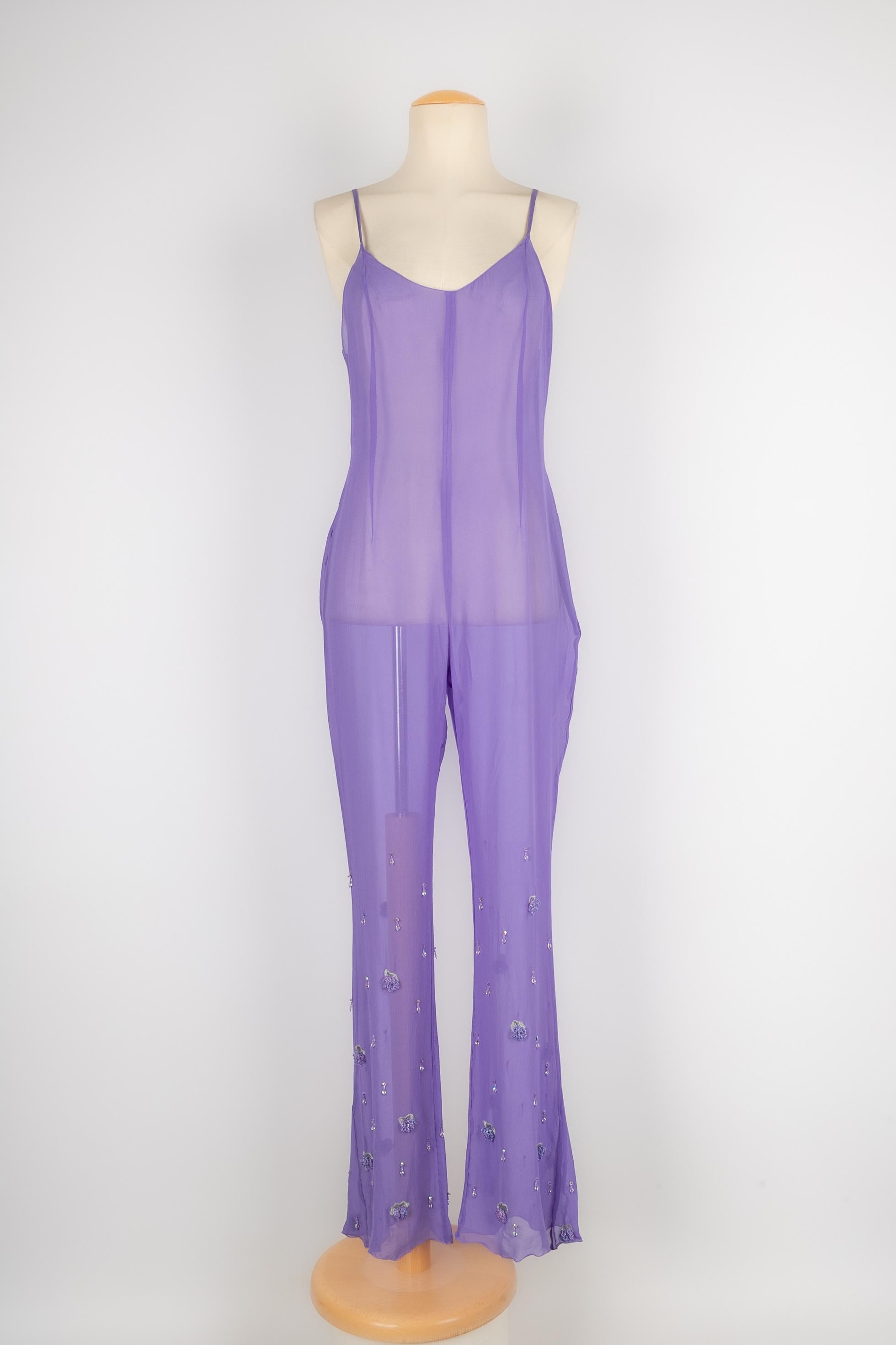 Chanel silk jumpsuit 1
