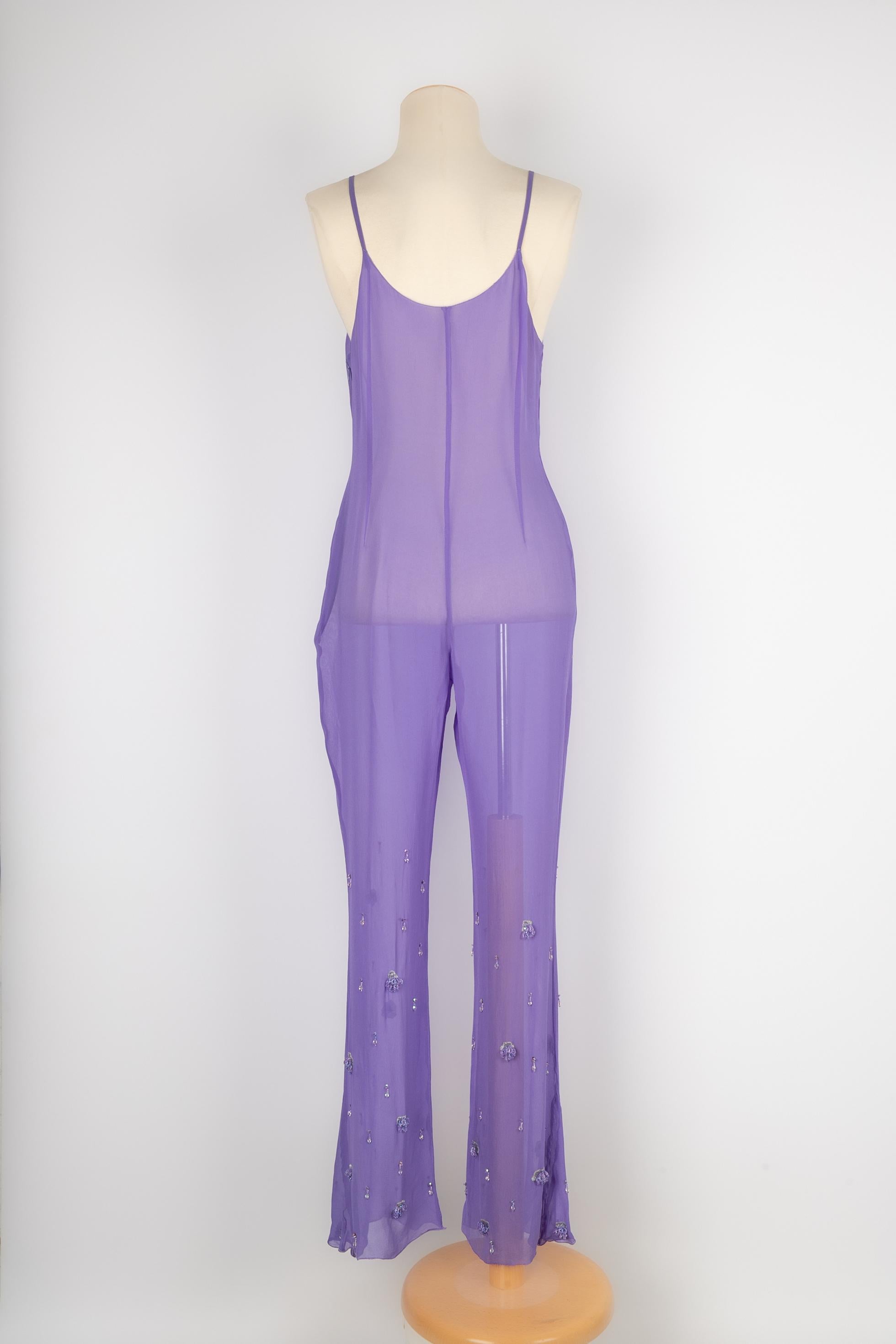Chanel silk jumpsuit 2