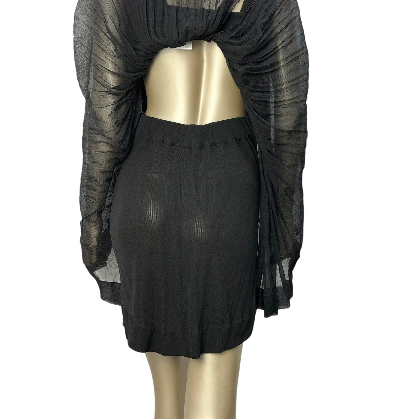 Chanel Kleid mit plissiertem Blumengürtel aus Seide  Sz.40 im Zustand „Gut“ im Angebot in Krakow, PL