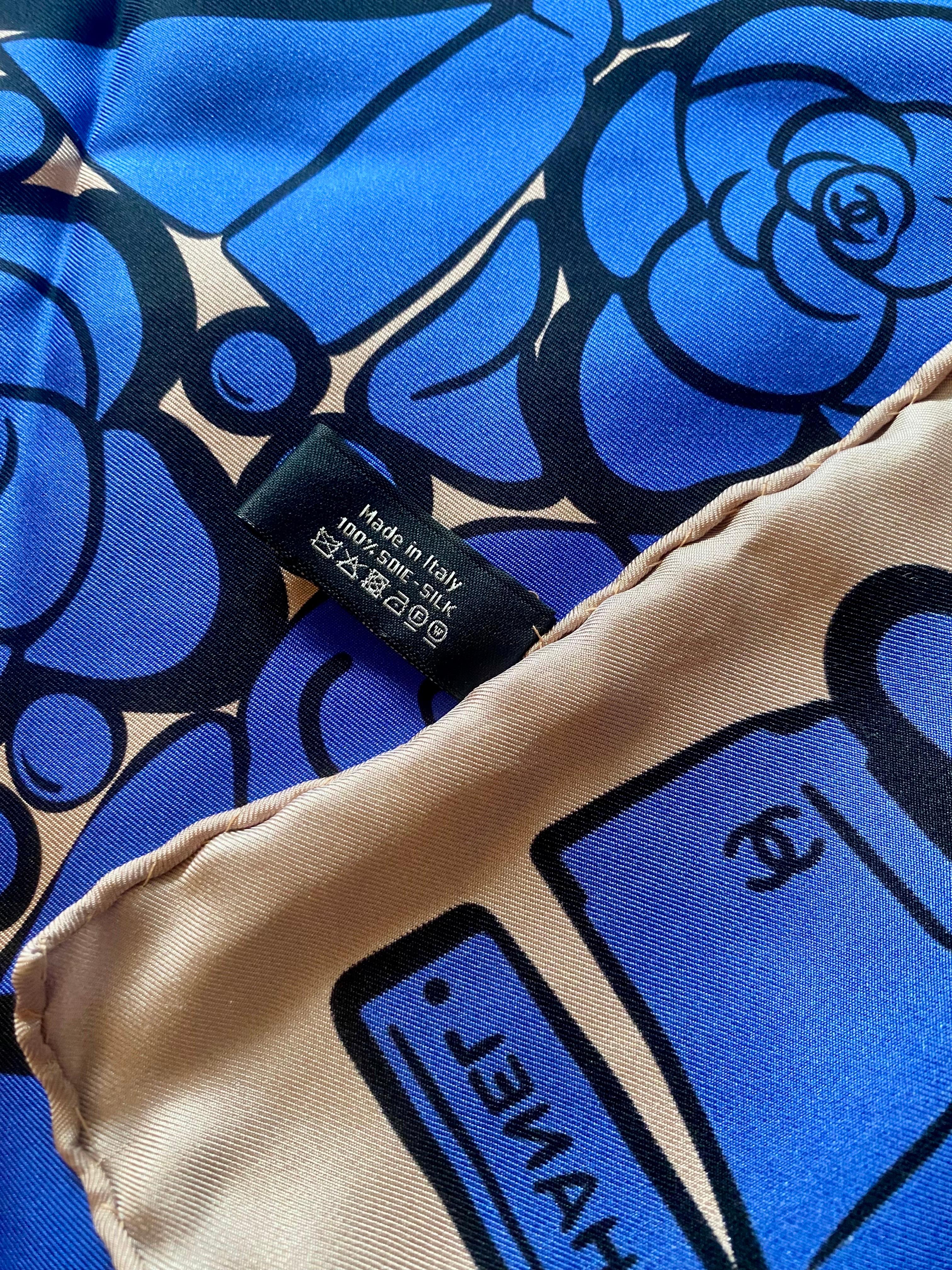 Sciarpa di seta Chanel. In condizioni Nuovo in vendita a Carnate, IT