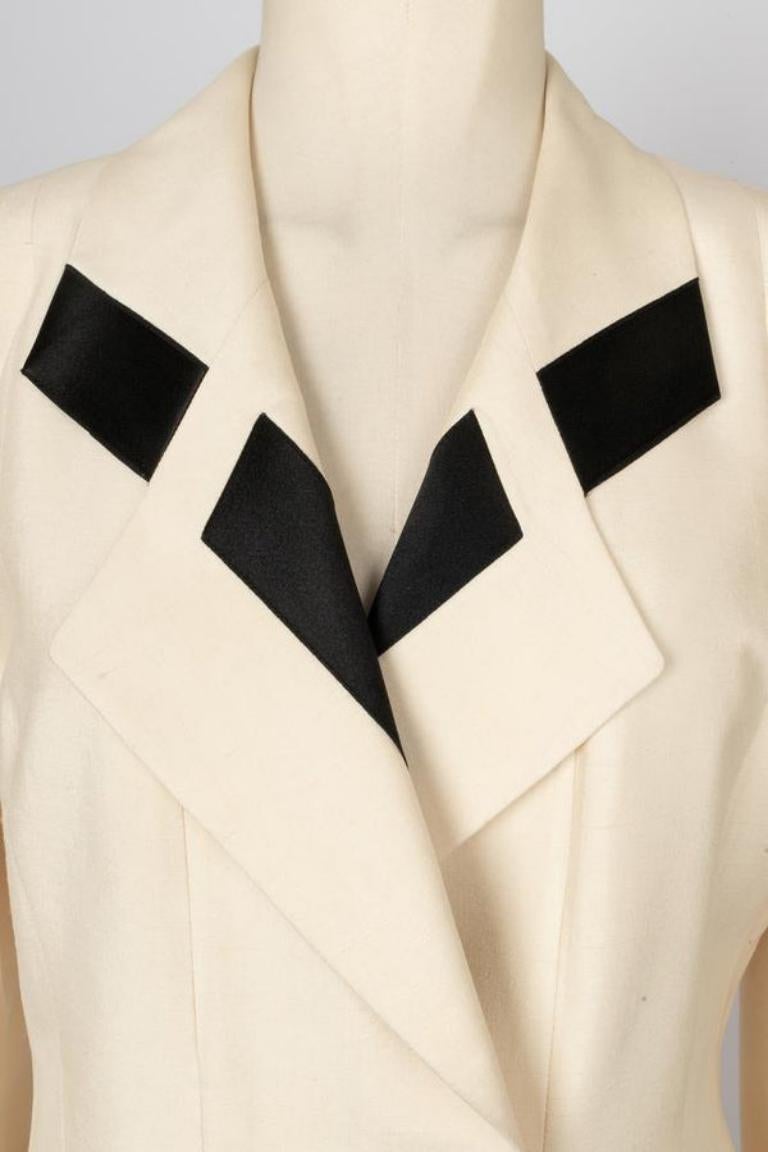 Chanel Silk Set of Jacket and Pants, 1991 For Sale 3